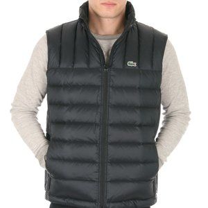 lacoste puffer vest mens